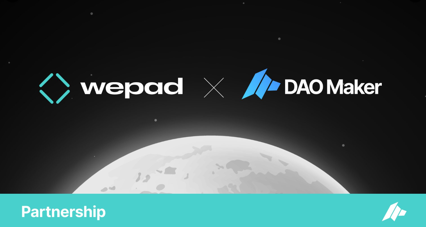 Wepad и DaoMaker партнеры (изображение)